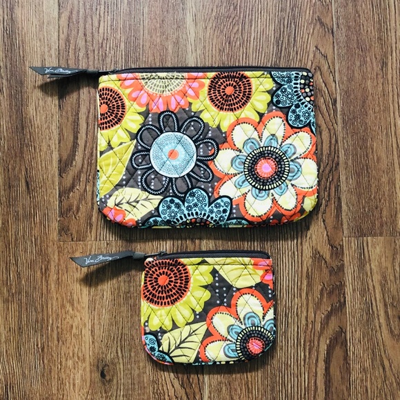 VERA BRADLEY Floral Pattern Organizer Pouch BUNDLE - Picture 3 of 7